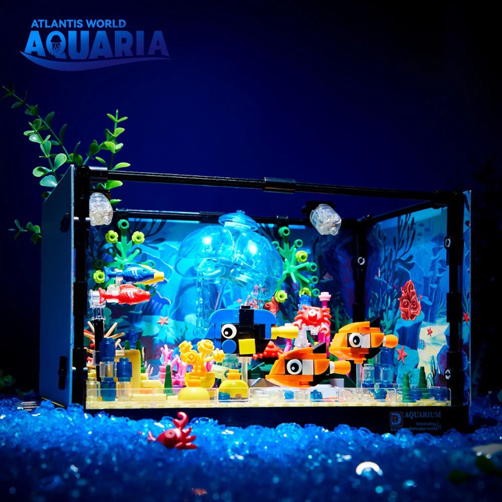 Marine Fish Tank - Seria Ideas: Akwarium z zwierzętami morskimi,